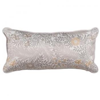 Cojín Beige Flores 60 x 30 cm