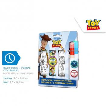 Reloj Digital Toy Story 4 con Correa Pintable para Niños
