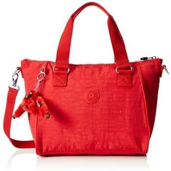Kipling Amiel, Bolsa de Asa Superior Para Mujer, Rojo