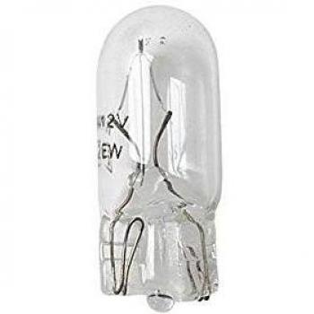 Blister De 2 Lamparas Economicas W5w 12v S/c 5w Valido Para Salpicadero 58105