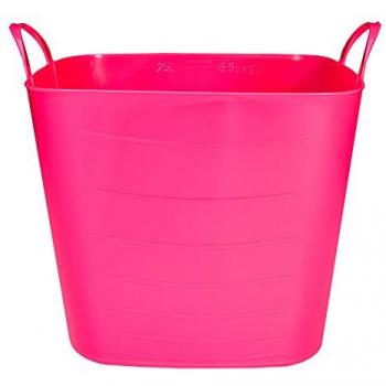 Cesto de Plástico Life Story Mediano 25L Rosa - Uso Versátil
