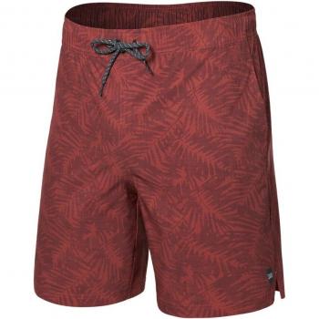 Shorts de Hombre 2 en 1 Multi Sport Saxx con diseño Palm Camo Rojo