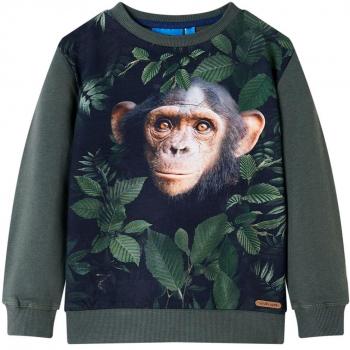 Sudadera infantil caqui oscuro 116