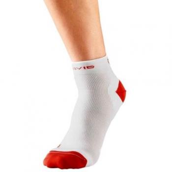 Mcdavid Active Runner Corto Calcetín, Unisex Adulto, Blanco, S