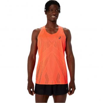 ASICS Metarun Singlet Orange - Talla L