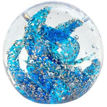 Pisapapel Azul 8x8x8 cm - Regalo Decorativo ORIGEN Home Decor