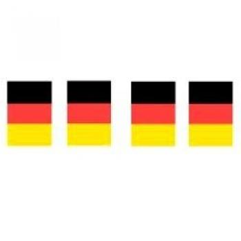 Alemania henbrandt banderines Rectangular autodhesivos 9 m de largo 32 Banderas de poliéster
