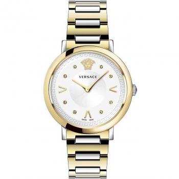 Versace Chic Pop Ladies Watch Silver Gold Multicolor ONE SIZE