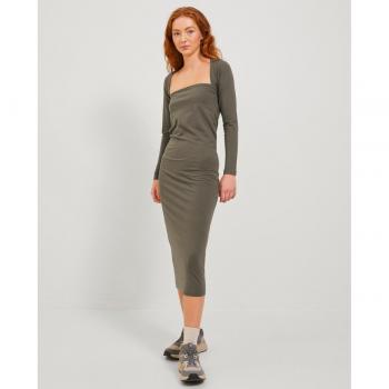 Jack & Jones - Vestido midi manga larga de mujer