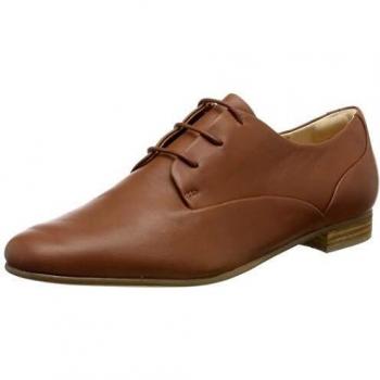 Clarks Pure Mist, Zapatos de Cordones Derby Mujer, Marrón