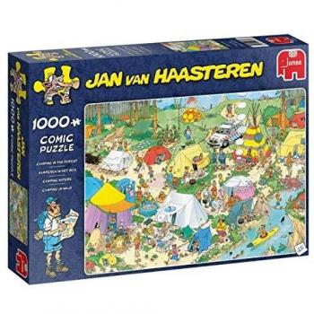 Jumbo Jan van Haasteren Camping in the Forest 1000 Piece Jigsaw Puzzle