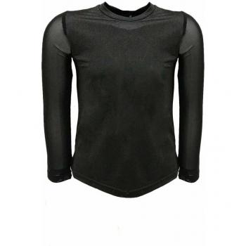 FUN FUN Camiseta de niña, 7, Negro