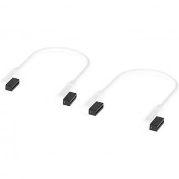Corsair iCUE LINK Cable 2x 135mm con Conectores Slim 90° Blanco CL-9011134-WW