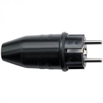 Brennenstuhl 1082040 Enchufe de Caucho, 230 V, Negro