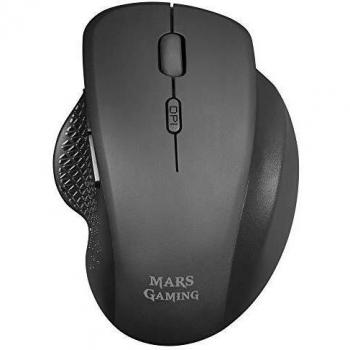 MARSGAMING Mars Gaming MMWERGO Negro, Ratón Inalámbrico Ergonómico para PS4/PS5/XBOX/PC/Mac