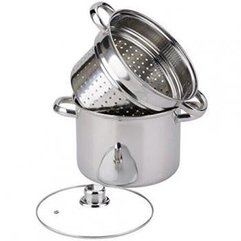 Cocedor de Pasta Inoxidable 20 cm - 5 Litros Baumalu