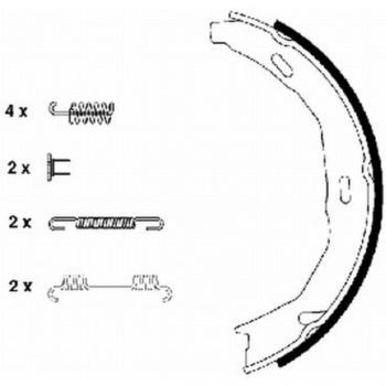 Kit de Zapatas de Freno de Mano Textar 91066900 para Mercedes C-Klasse y E-Klasse