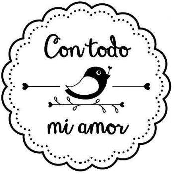 Artemio Woodies Stamp SP. Avec Amour Sellos y Tampones, Multicolor