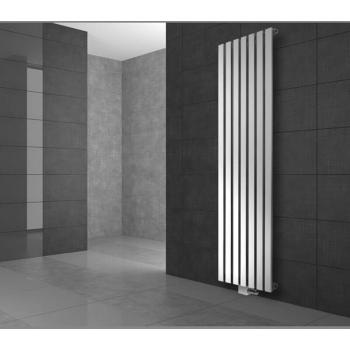 Radiador Vertical Blanco Stella 480x1800 mm con Conexión Central Universal y Termostato - Luxebath Ecd Germany
