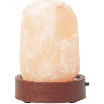 Lámpara de Sal del Himalaya Mini Legami, Ø 7 cm, 300/400 g, Cromoterapia, Hecha a Mano, Efecto Luminoso