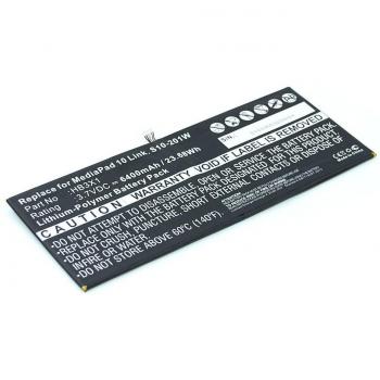 subtel® Batería Compatible con Huawei MediaPad 10 Link S10-201u S10-202u S10-201L 6400mAh HB3X1 Repuesto Pila sustitución Battery