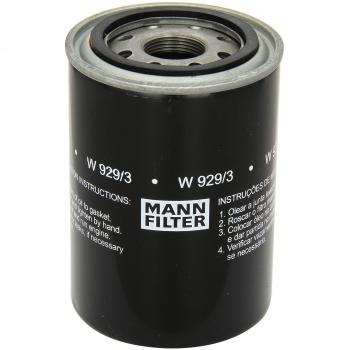 Original MANN-FILTER Filtro de aceite W 929/3 – Para vehículos de utilidad