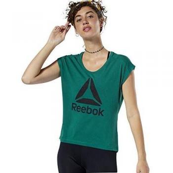 Reebok Wor Supremium 2.0 tee Bl Camiseta, Mujer, clogrn, XL