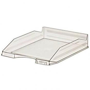 Bandeja de Plástico Transparente Apilable para Oficina Faibo 93T-23
