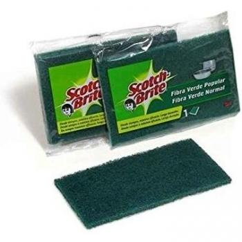 Scotch-Brite Estropajo Clásico, Verde, 16 x 10 x 1.2 cm
