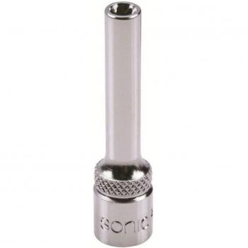 Llave de vaso 1/4 E-TORX SONIC 2165005 - Cubos insertables, fabricada en acero al cromo vanadio, acabado pulido, compatible con tornillos E-TORX, incluye varias