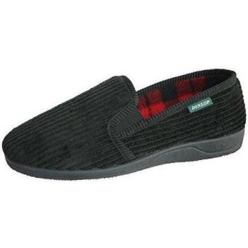 Dunlop - Zapatillas de estar por casa para hombre, color negro, talla 11 UK