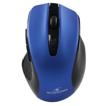 Ratón Inalámbrico Bluetooth Recargable Bluestork OFFICE 75 para PC/MAC - Azul