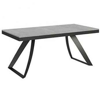 Mesa extensible Proxy Evolution 90x180/440 cm Cemento Estructura Antracita