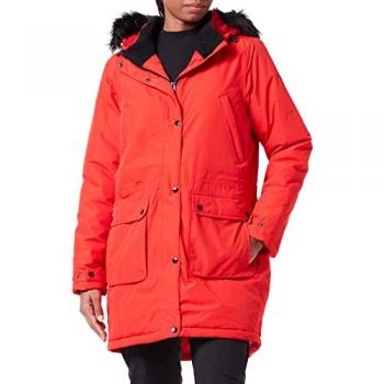 Parka impermeable y aislante para mujer Regatta Voltera roja, talla 16