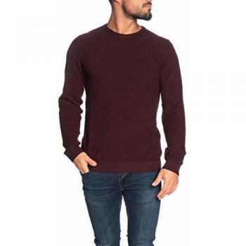 Selected Jersey Gargantilla Hombre Vinaccia Melange Burdeos L