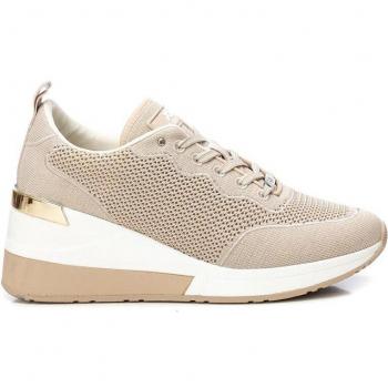 Zapatillas deportivas Xti 43798 beige con cuña de 6cm