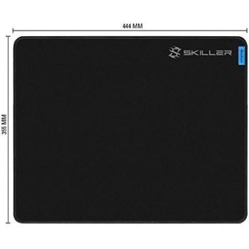 Sharkoon SGP1 XL - Alfombrilla Gaming, Flexible, Textil, 444x355x2,5mm, Negro