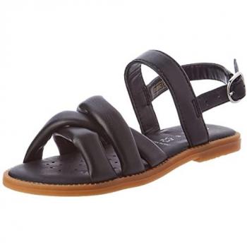 Sandalias Niña Geox Modelo J Sandal Karly Girl Color Negro Talla 30