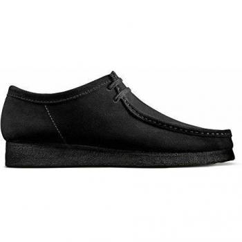 Clarks Originals Wallabee Black Suede Men's Shoes Size UK 9.5