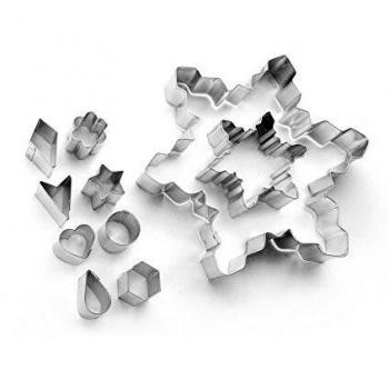 IBILI 794301 - Set 10 Cortapastas Copo De Nieve
