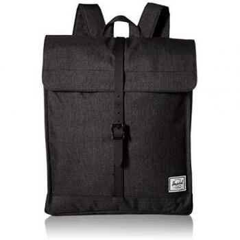 Herschel - Mochila infantil, Somier de goma negra.