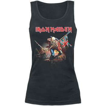 Iron Maiden Trooper Top Mujer Negro L
