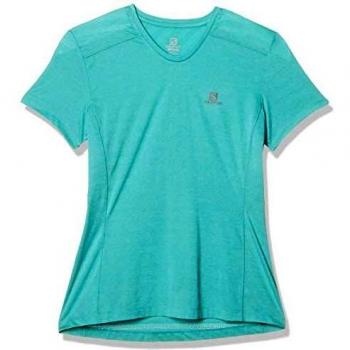 SALOMON XA tee Camiseta, Mujer, Meadowbrook/Heather, s
