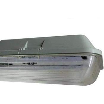 Réglette LED Doble Estanca para Tubos T8 150cm IP65 (Carcasa Vacía)