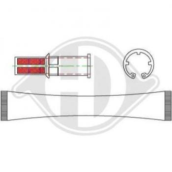 Filtro deshidratante DIEDERICHS DCT1246 para aire acondicionado