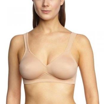 Rosa Faia Seamless Comfort Soft Cup Bra Beige D 70 Plus Size