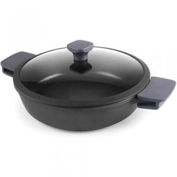 Guisera antiadherente con tapa NEO de Ibili, 28 cm, material antiadherente, incluye tapa, apta para todo tipo de fuegos
