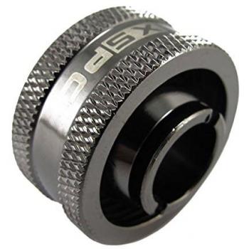 XSPC Accesorio de refrigeración G1/4 13/19mm V2, Cromo Negro