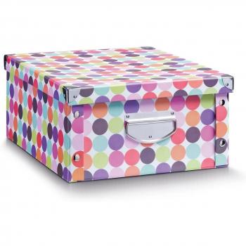 Zeller 17893 Dots - Caja de cartón para almacenaje