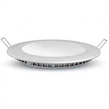 V-TAC - 18W Panel LED redondo Blanco natural 1350Lm